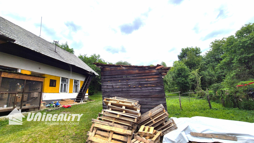 KŠINNÁ – 2 – izbový starší domček / pozemok 535 m2