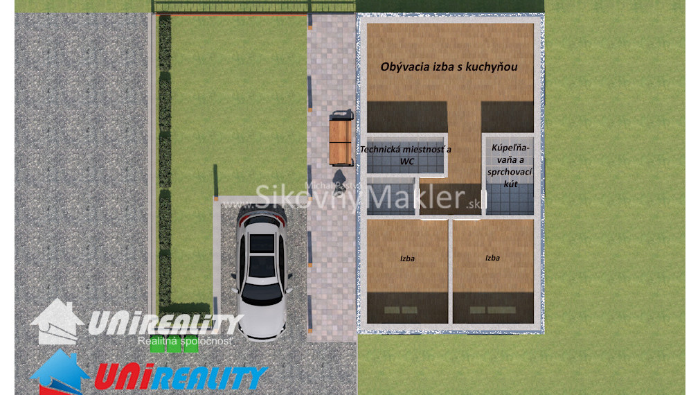 MALÉ KRŠTEŇANY - Novostavba RD s garážou