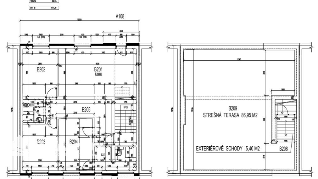 Luxusný 4 izbový byt na predaj, novostavba, čiastočne zariadený v Chorvátskom Grobe, časť Čierna Voda+terasa na streche 87m2 + 2 parkovacie miesta