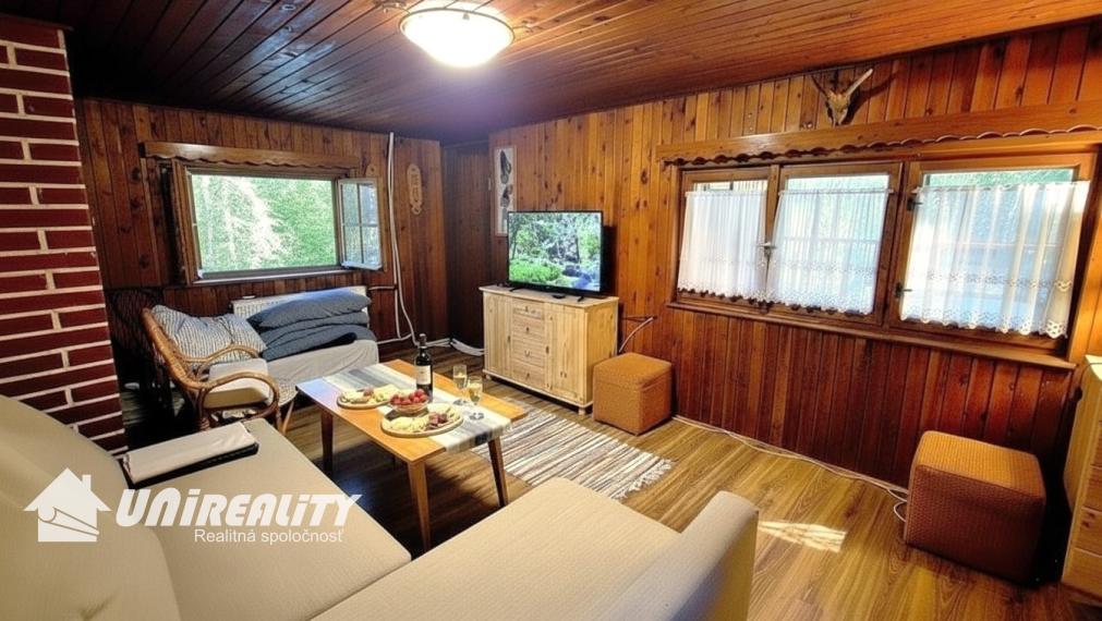 DUCHONKA – príjemná celoročná CHATA v TICHOM prostredí s TERASOU a ústredným kúrením