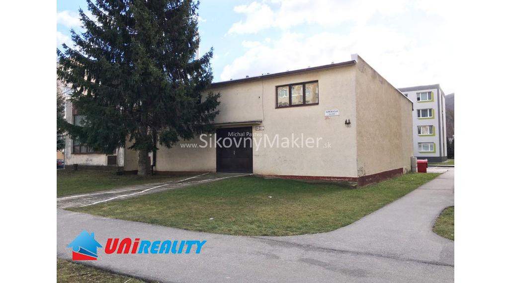 DOLNÉ VESTENICE- Komerčný objekt / skladovacie priestory/ výmera 165 m2