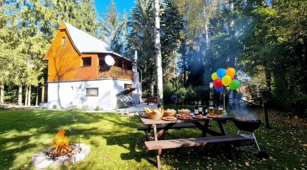 DUCHONKA – príjemná celoročná CHATA v TICHOM prostredí s TERASOU a ústredným kúrením