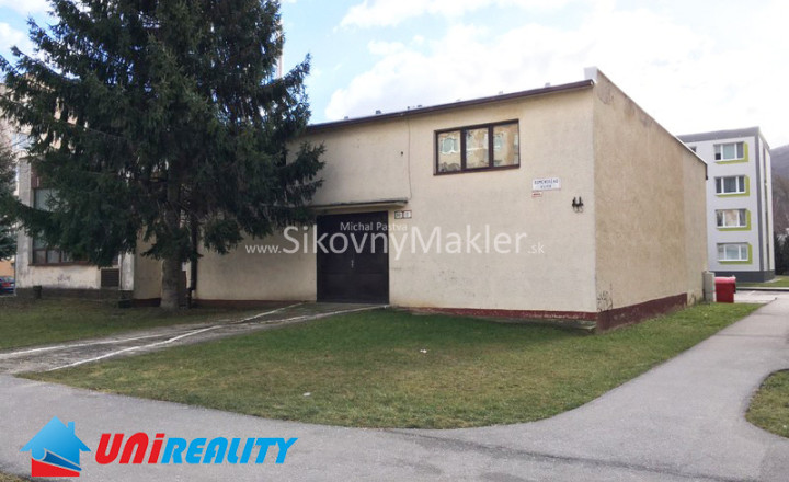 DOLNÉ VESTENICE- Komerčný objekt / skladovacie priestory/ výmera 165 m2